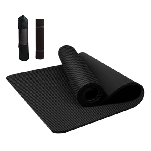 Esterilla de yoga – Esterilla de suelo plegable ligera con correa de transporte, resistente a la superficie resistente a la humedad | Colchón de entrenamiento ideal para gimnasia de viaje quotid