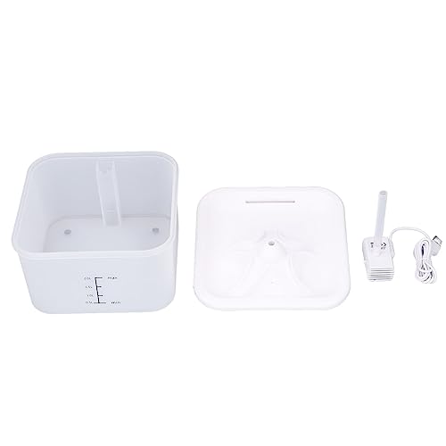 Fuente automática para agua de gato con filtro y luz LED