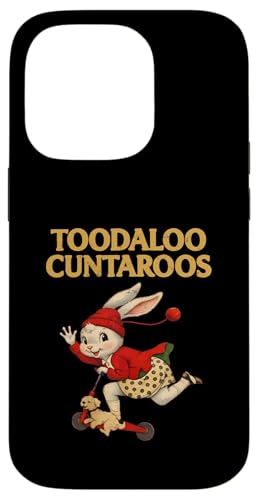 Toodaloo Cuntaroos Funny Sarcastic Retro Humor Bunny Meme �X�}�z�P�[�X iPhone 14 Pro �p