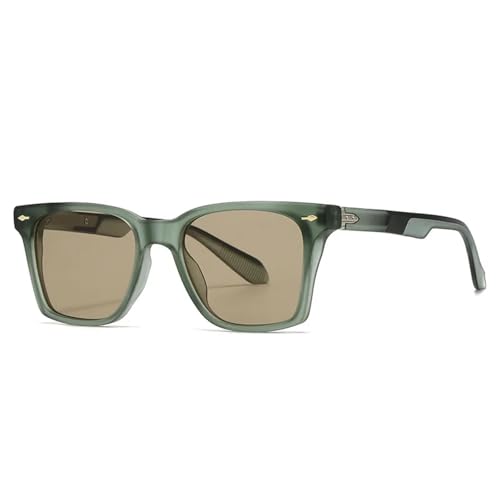 Lunettes de soleil de luxe rétro avec verres dégradés et rivets discrets