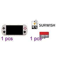 SHOYDID TRI PRO 12,6 cm tragbare Handheld-Spielkonsole, mit 256 G Spielkarte, Vintage-Grau – Ansicht 3