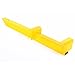 JEGS Universal Leaf Spring Traction Bars | Yellow Powder Coat Finish | 1 Pair Per Package | Rubber Snubbers | Includes Mounting Hardware