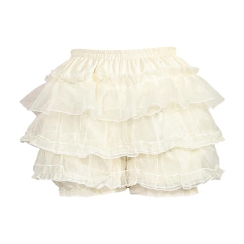 Bloomer pour femme à volants étagés vêtement court mignon d'été