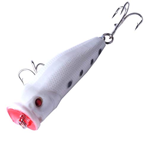 MRLIFY Pêche Leurre Nuit Pêche Lumineux Leurre Flottant Snakehead Basse Pêche Dur Appât Isca Artificielle Tacle 1 PCS 7CM 10G