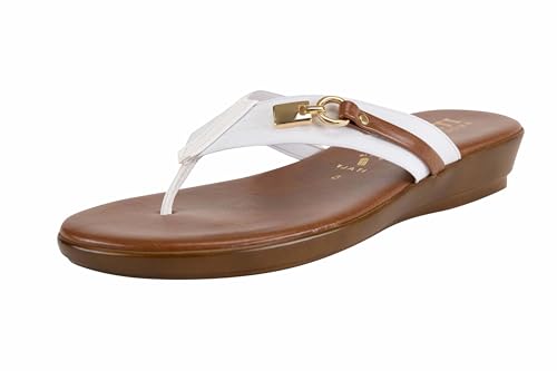 Image of ITALIAN Shoemakers Vale Low Wedge Thong Comfort Sandal for Women