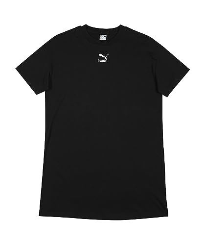 Image of Puma Girl's Cotton Classic Knee-Length Dress