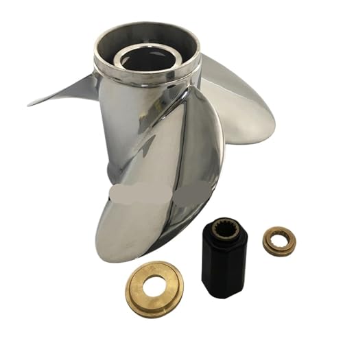 Image of Propeller 15 1 /2X17 for Engines 135HP 175HP 225HP 250HP Ship Stainless Steel 15 Tooth Spline RH 48-18278A46