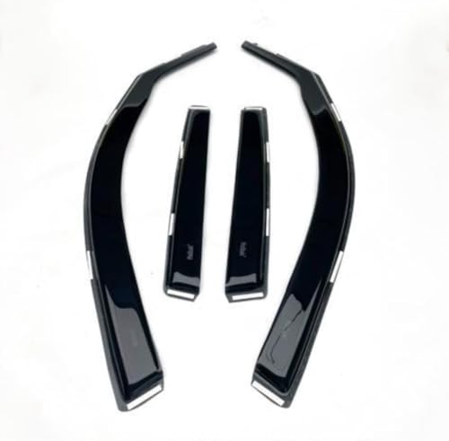 Haibak Wind Deflectors Set Compatible With BMW 1 Series E87 2004-2011 5 Door Hatchback 4PC Tinted in Channel Fitment