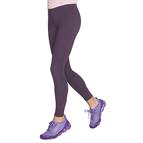 Image of Skechers Women's High Rise Go Walk Goflex High Waisted 2-Pocket Yoga Fitted Leggings