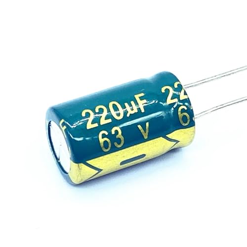 Condensateur électrolytique 63v 220UF aluminium pour réparer la télévision et la Hi-Fi de la maison