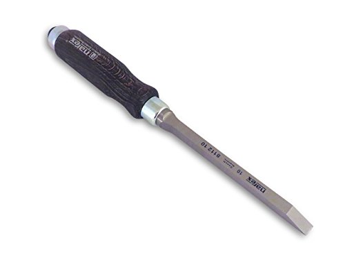 Narex Czech Steel Professional Woodworking Cabinetmakers Mortise Chisel with Stained European Beech Wood Handle Sizes from 4 mm to 12 mm 811205-811212 (10 mm - 3/8)