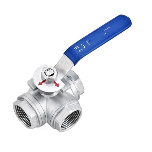 Vanne à bille 3 voies Q15F-16P taraudée G2 haute précision pour dérivation de fluides industriels