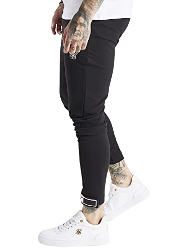 SIKSILK Active Tape Cuff Pant-Black-XS