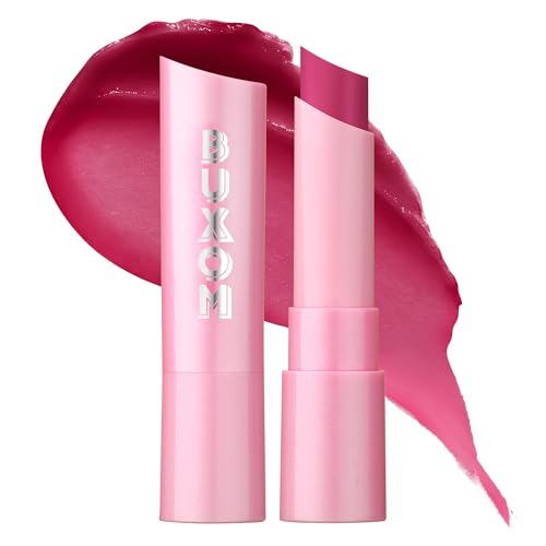 BUXOM Full-On Plumping Lip Glow Balm, Tinted Lip Balm, Hydrating and Moisturizing Lip Treatment, Cruelty Free