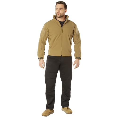 Veste soft shell légère Rothco Covert Ops imperméable Coyote XL - 6