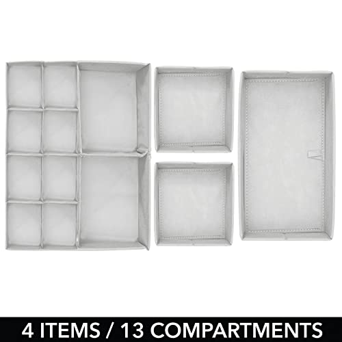 Mdesign 01229MDBEU Fabric Drawer Organizer Bins thumb #4
