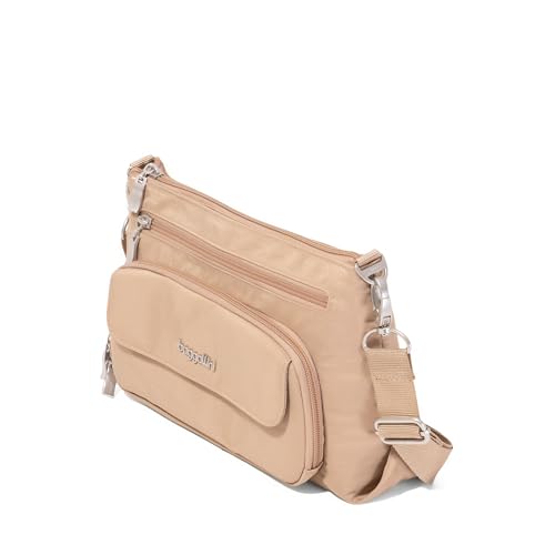 Image of Baggallini Original Everyday 11x7.5 Crossbody Bags Rfid Protected Lightweight Nylon Zippered Travel Purse