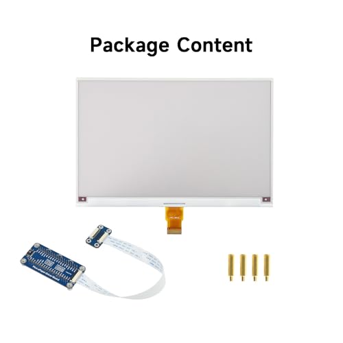 Image of Waveshare 7.5inch E-Paper E-Ink Display Module (B) for Raspberry Pi Pico 800x480 Pixels Red /Black /White SPI Interface