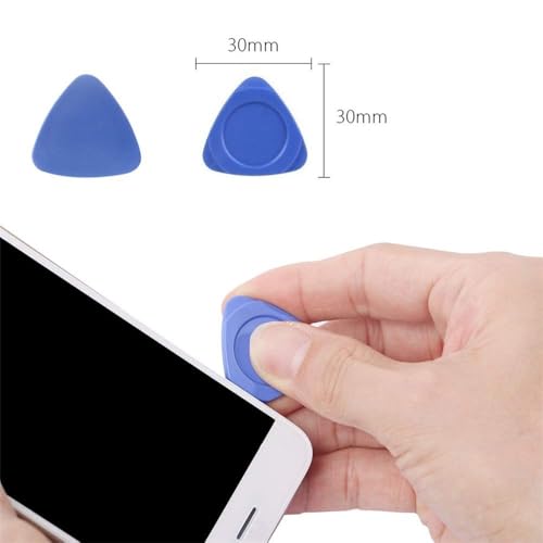 Image of 8-in-1 Opening Pry Tool Kit for Mobile Phone, Laptop, Tablet & Electronics Disassemble /Opening and Repair - 2 Tweezers, GB-5A, Metal Spudger, 3 Triangle Picks