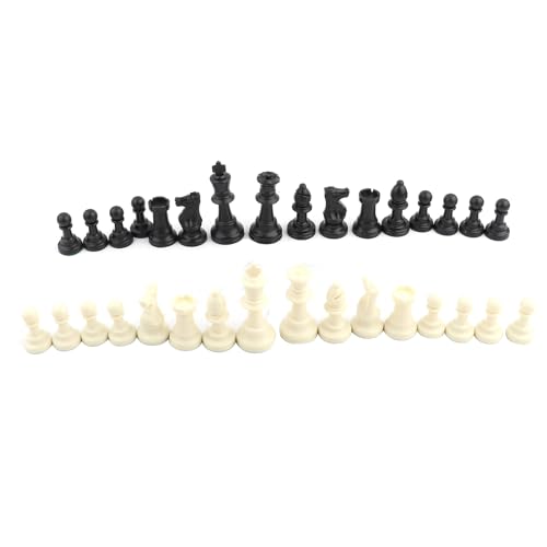 32 Piezas para Juego de Ajedrez Piezas Grandes 77mm miniatura 2