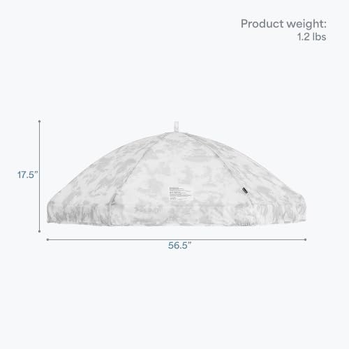 Image of Dream On Me Onyx Playpen Canopy Top, Sun Shade that Blocks Up to 98% UVA /UVB Rays, Breathable Mesh, Removable Tent Top Accessory for Onyx Playpen, Storm Grey