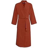  Sensei Maison - Peignoir de Bain Mixte 420 g/m² Luxury Kimono - 3 - L - Terracota