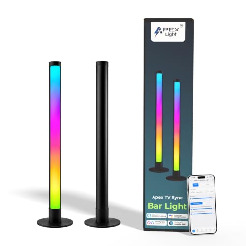Image of Apex HDMI Sync TV Bar Light, RGBIC Bars, TV Screen Sync Lighting for Gaming, Movies & Home Theater, Music Reactive, Alexa & Smart Life App Control, Compatible with Apex HDMI Sync 2.0 System