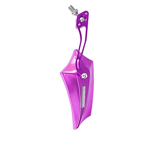 Rétroviseur moto universel violet en aluminium pour vos balades et sorties du week-end