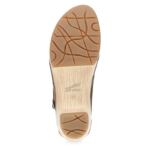 Image of Dansko Lucia Closed-Toe Sandals for Women - Linings from Recycled Materials and Leather for Breathability- Lightweight Rubber Outsole for Long-Lasting Wear