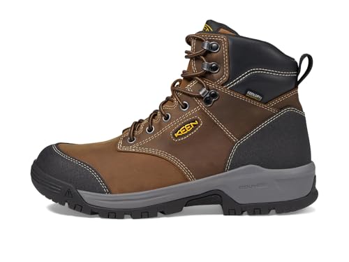 Image of KEEN Utility Men's Evanston 6 inch Soft Toe Waterproof Leather Durable Construction Work Boots