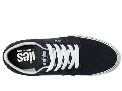 Image of Etnies Men's Barge Ls Navy /White /Blue 9