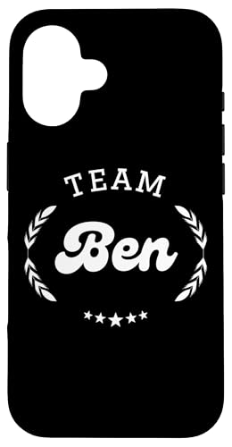 Equipo Ben Nombre De Persona Divertido Carcasa para iPhone 16