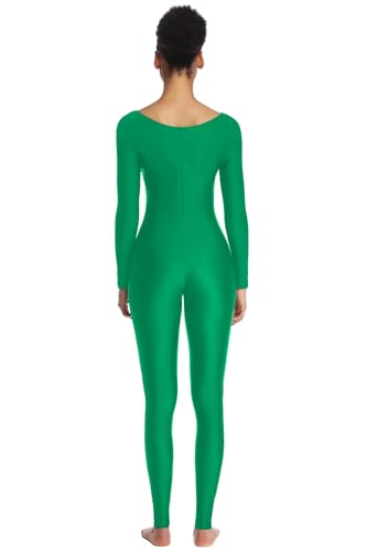 Image of Women's Long Sleeve Unitard Dance Costume Spandex Full Body Suits