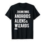 Marvel Falcon Winter Soldier Big 3 Androids Aliens & Wizards T-Shirt