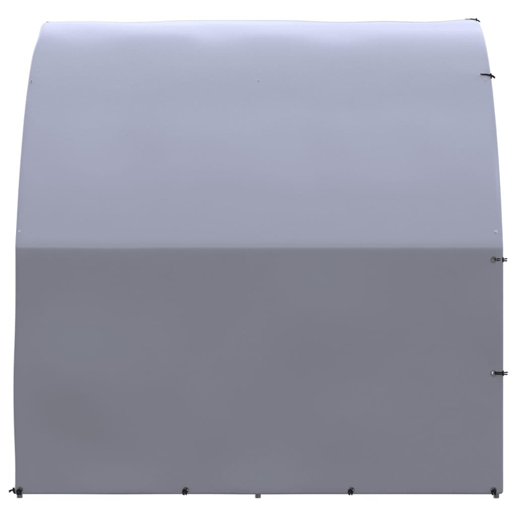 Gallinero de 3 x 10 x 2 m – Gran recinto exterior de acero galvanizado para aves de corral, gallinas y animales pequeños con toldo de polietileno, jaula de rueda libre resistente con malla de