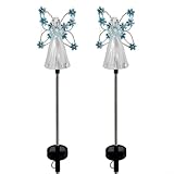 Pratique à l'énergie solaire : profitez d'un éclairage sans effort avec ces lumières d'ange à énergie solaire qui s'allument automatiquement à la tombée de la nuit, votre jardin brille magnifiquement sans avoir besoin de câblage ou d'électricité.