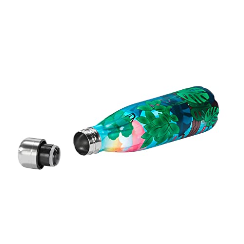 Botella de agua Step by Step de acero inoxidable multicolor termo infantil recargable 3
