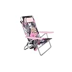 Roxy 2-Pack Beach Chair Bundle – Lightweight Folding Chairs with Adjustable Recline, Cup Holders, and Carry Bags – Portable and Durable Chairs for Beach, Camping, or Outdoor Events - Image 5