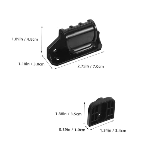 Kit de fixation barrière rétractable extension ajustable sécurité animaux - 3