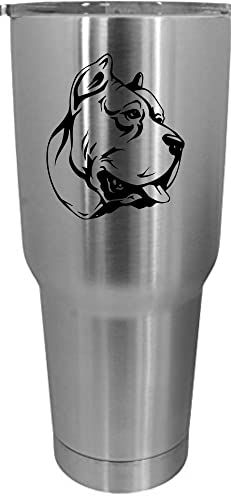 Perro de Presa Canario Dog Themed Etched 30oz Stainless Steel Tum...