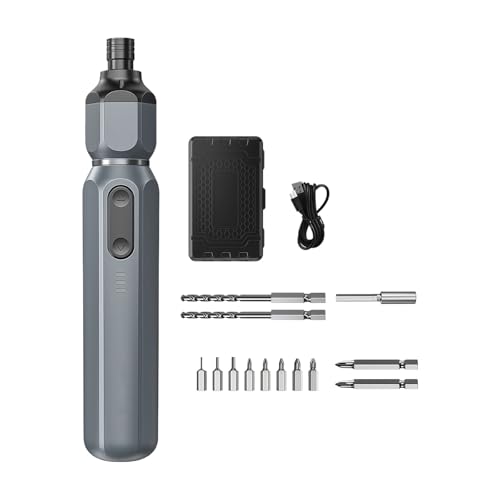 Destornillador eléctrico de 9,8 V, herramienta eléctrica recargable, herramienta eléctrica automática manual, mejora del hogar, destornillador eléctrico portátil