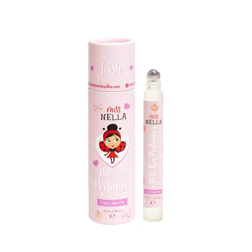 MISS NELLA Kids Perfume Cool Like Me Roll On Perfume for Children with Fresh Fragrance Safe & Natural Boys & Girls Perfume Oil with Roll-On Applicator 10ML (Cool Like Me)