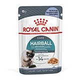 ROYAL CANIN Hairball Care In Jelly Adult Wet Cat Food (Pack of 48)