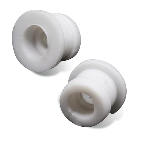 Shifter Not Moving The Transmission To The Proper Gear Position - 2013-2021 Ford 5 Merdege 2 PCS Shifter Cable Bushing Kit, Compatible with Ford Focus MK Automatic Transmission Shift Linkage DG9Z-7K340-A (White)