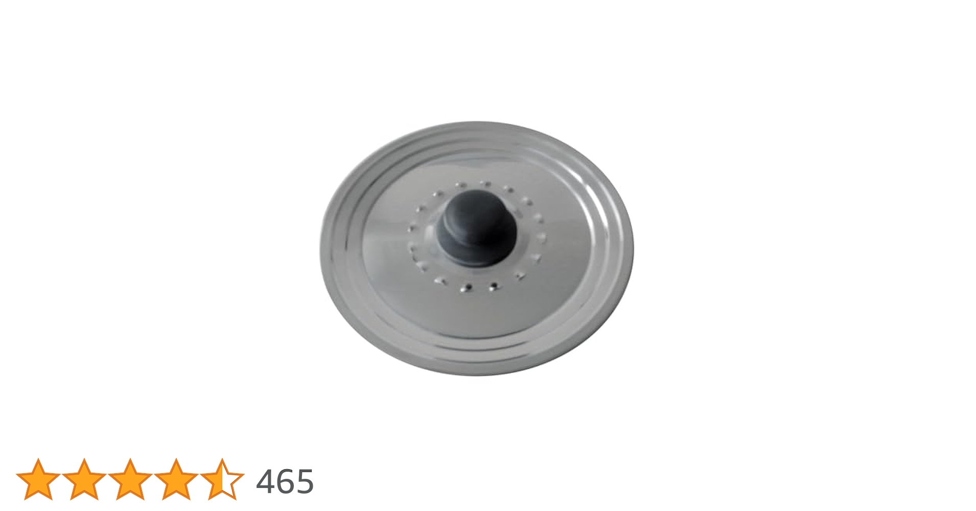 Couvercle En Verre BAUMALU Ø32 Cm - Cercle Inox, Trou Vapeur, Bouton Bakélite - Pour Casseroles Et Poêles