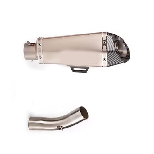 Auspuffanlage Schalldämpfer Escape 51 Mm Motorrad Mid Connect Link Pipe Slip On Edelstahl Für Kawasaki ZX10R ZX 10R 2008 2009 2010