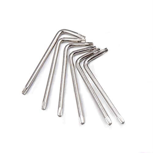 XMGKMN 1PC トルクスレンチ 穴付き 米型 六角星ドライバー T6T8T10T15T20T25T30T50 (カラー: T8 M2.5 穴なし)