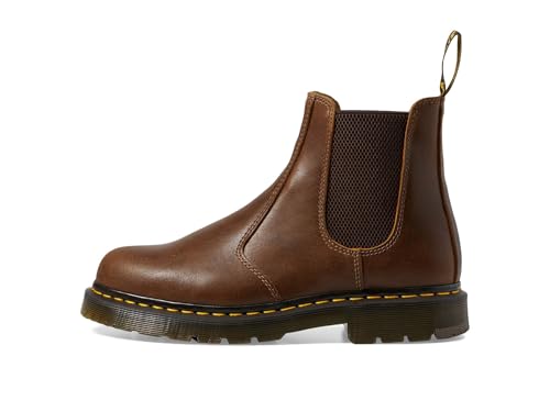 Image of Dr. Martens, 2976 Leather Chelsea Boot for Men and Women, Cherry Red Smooth, 14 US Women /13 US Men