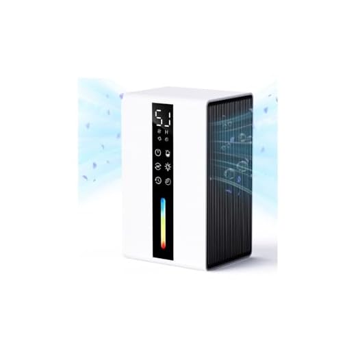 Deshumidificador Electrico Tanque 1,8L - Deshumidificador Bajo Consumo Ajuste Potencia, Sistema Anti-escarcha Integrado, 48H Temporizador Flexible & Luz RGB 7 Colores, Diseñado para Espacios Pequeños