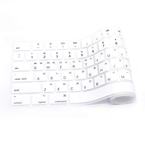 Protector de Teclado Silicona Blanco Ultra Delgado para Mac 2017 miniatura 5